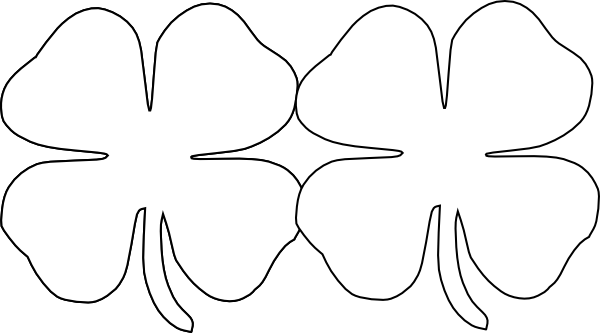 4 leaf clover four leaf clip art download - Clipartix