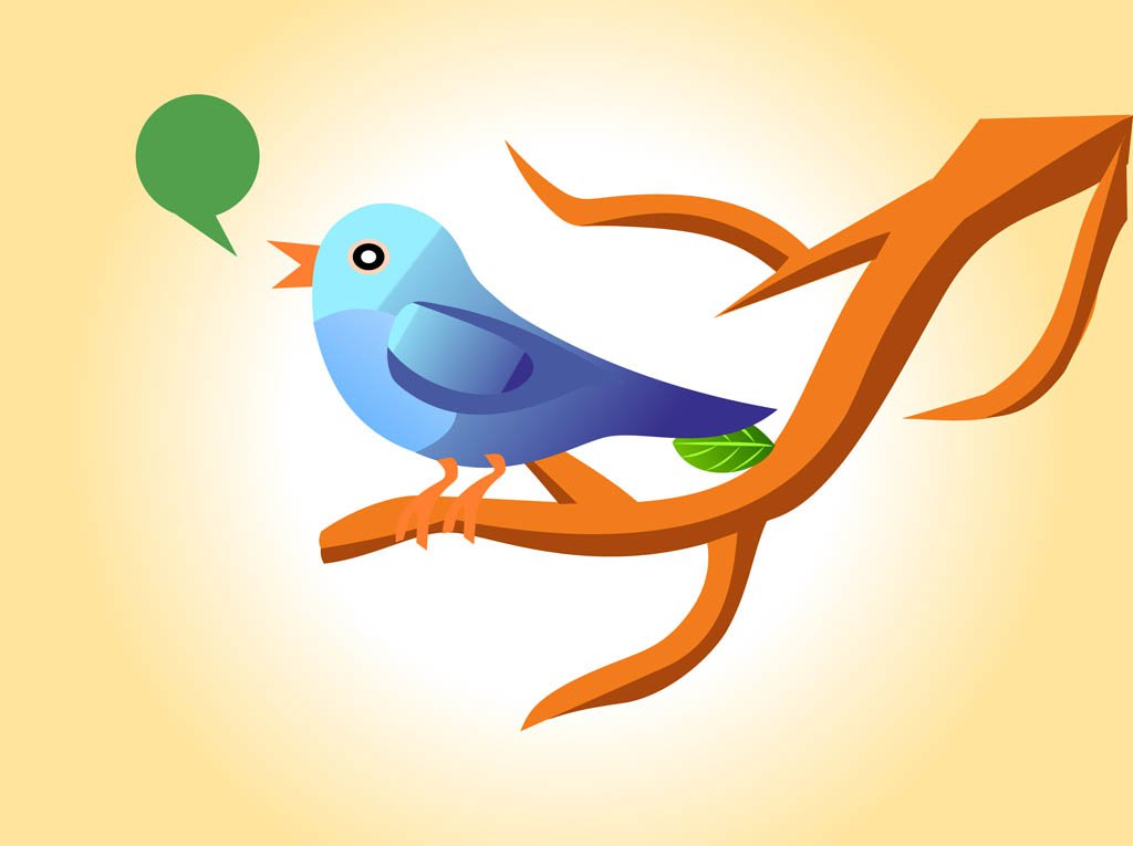 Singing Bird Vector Art & Graphics | freevector.com