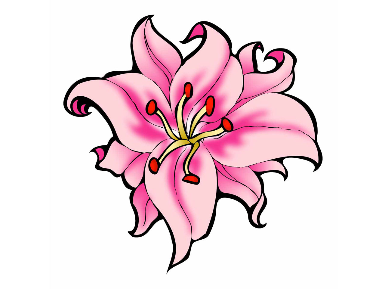 Lily Flowers Tattoos Leg | Bouquet Idea