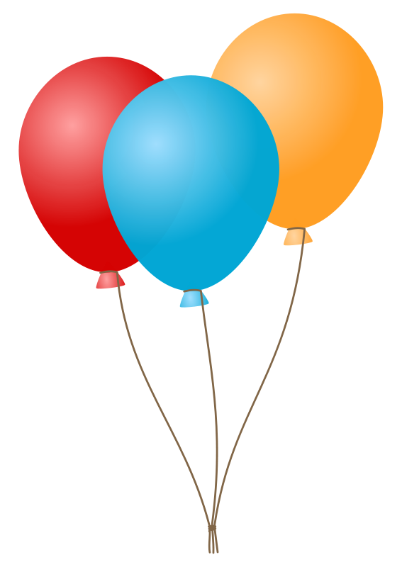 Balloons And Presents Clipart