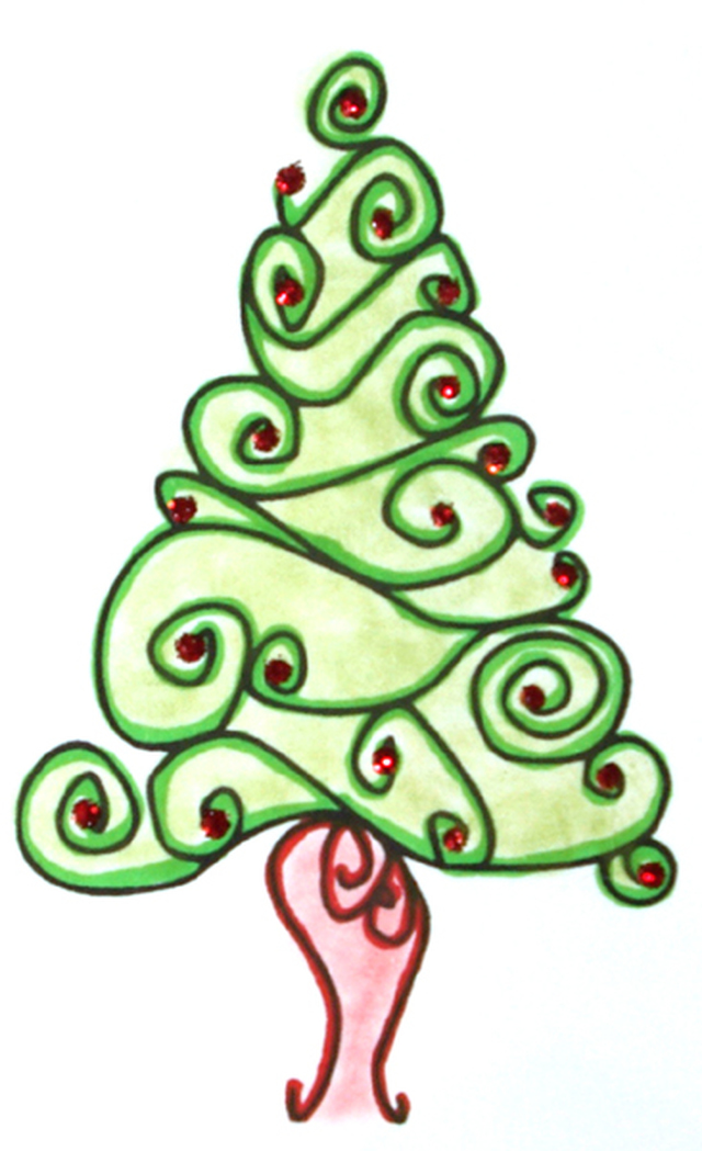 Swirl Tree Clipart