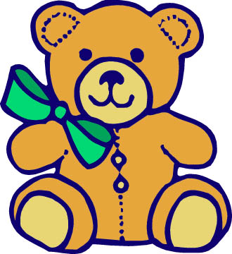 Animated teddy bear clipart