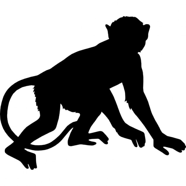 Monkey Silhouette Vectors, Photos and PSD files | Free Download