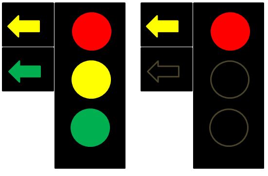 What are the Rules of the Road for driving at traffic light ...