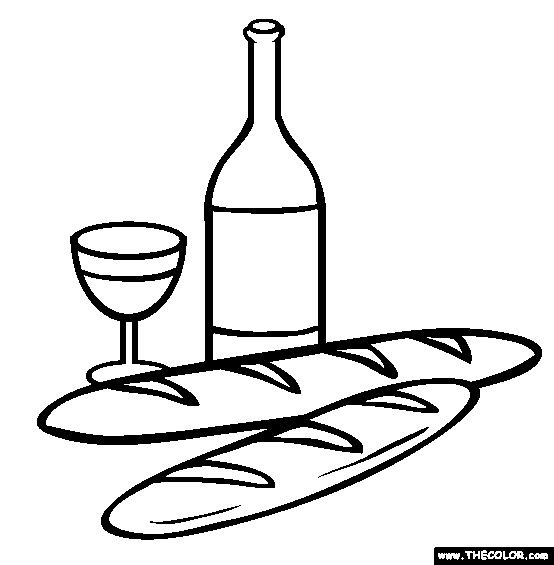 Wine Coloring Pages - AZ Coloring Pages