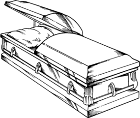 Coffin Drawing Clipart - Free to use Clip Art Resource