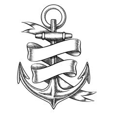 Anchor Sketch | Vintage Anchor ...