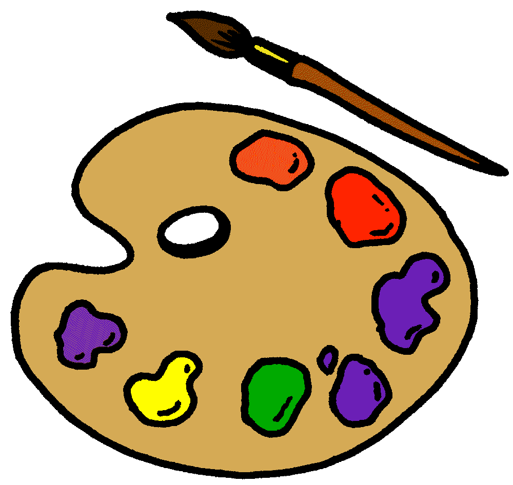 Painting palette clip art