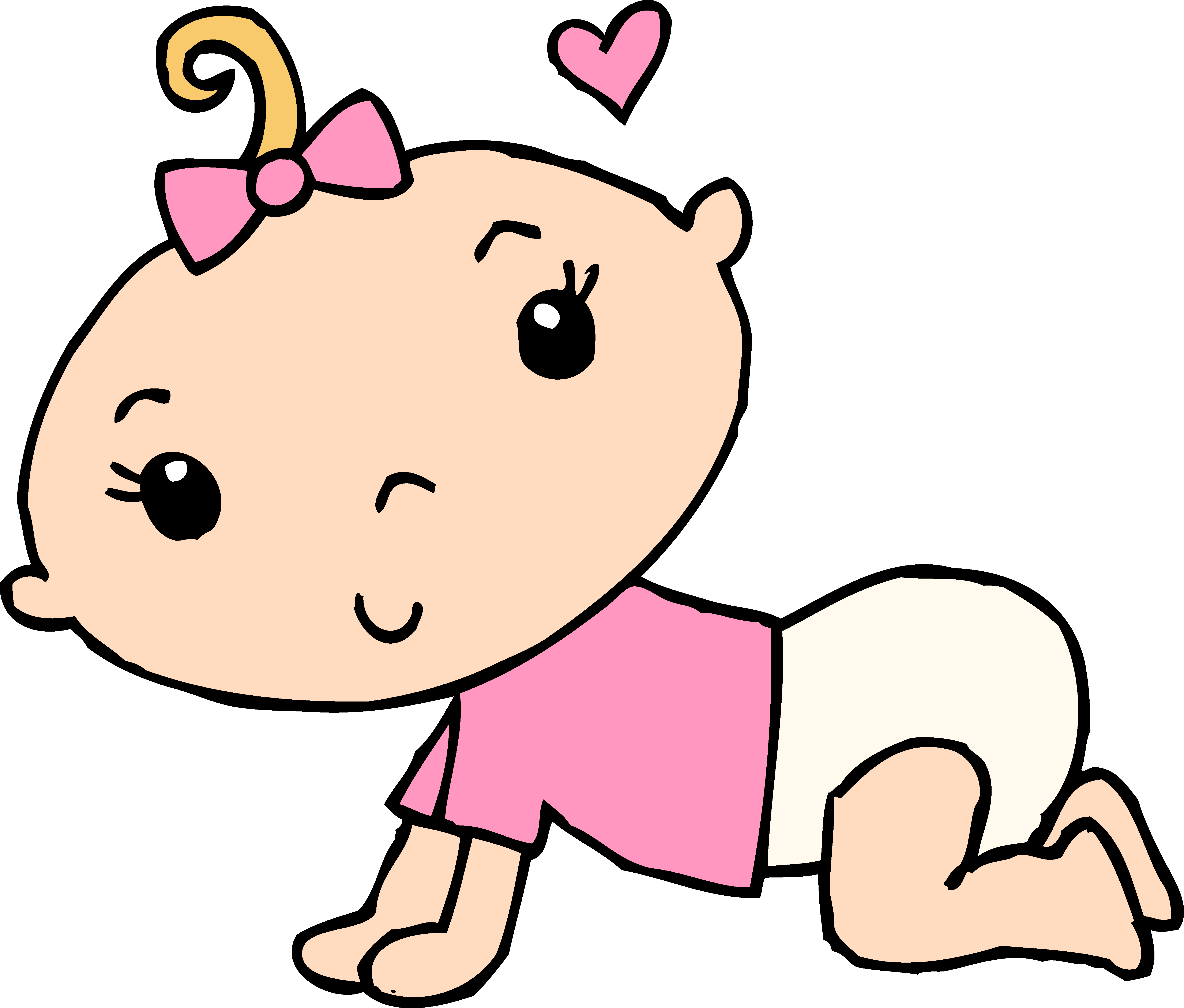 Its a baby girl clipart