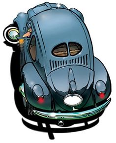 Volkswagen, Vw beetles and Cartoon