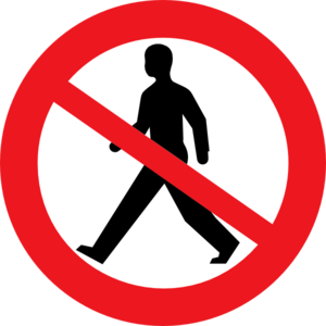 Clipart do not enter