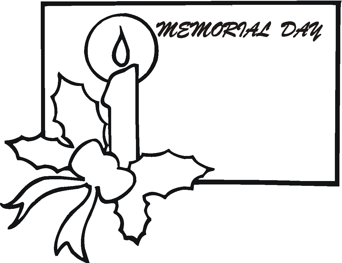 Free Memorial Day Coloring Pages - ClipArt Best