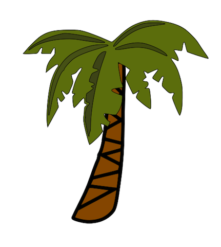 Palm Trees Cartoon | Free Download Clip Art | Free Clip Art | on ...