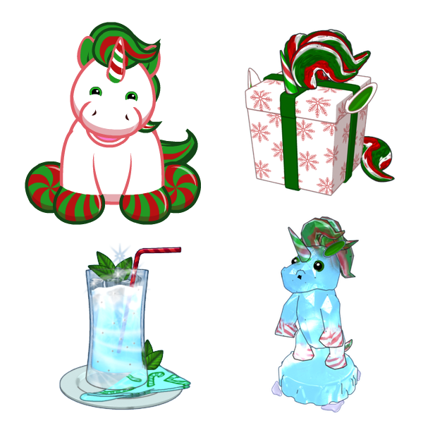 Sneak Peek: White Peppermint Unicorn | WKN: Webkinz Newz