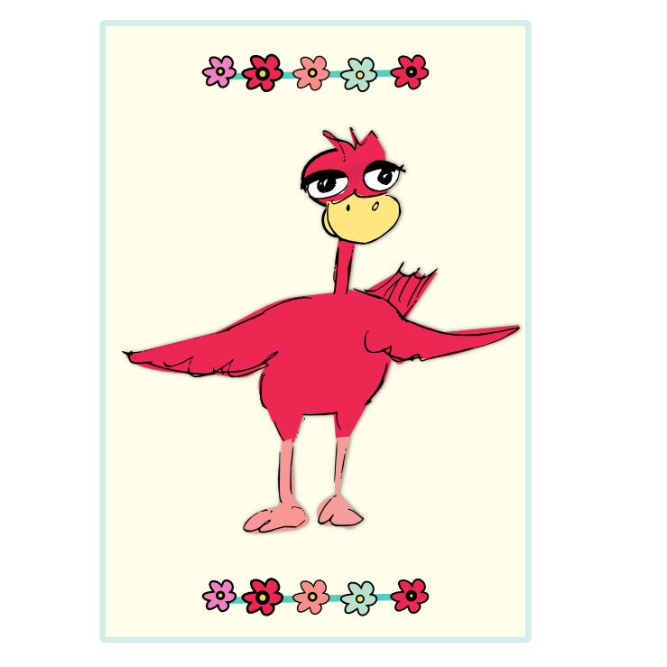 free digital happy bird scrapbooking element and journaling card ...