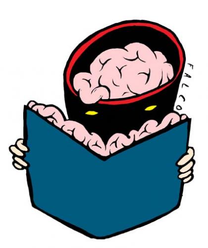brain food By alexfalcocartoons | Education & Tech Cartoon | TOONPOOL