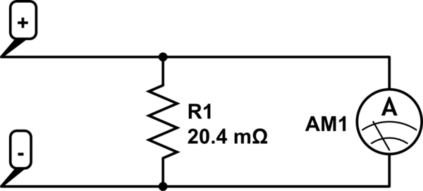 multimeter - How to adapt a 100 mA DC ampermeter to measure up to ...