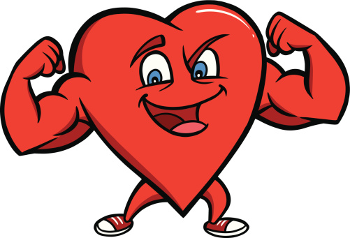 Strong Heart Cartoons Clip Art, Vector Images & Illustrations
