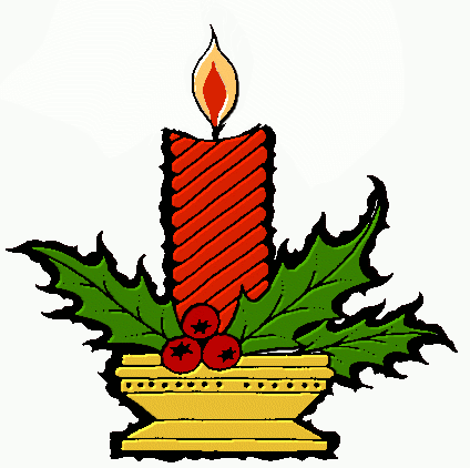 Free christmas candles clipart - ClipartFox