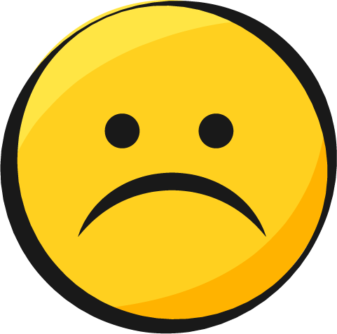 smiley jaune emoji yellow sad triste Image, animated GIF