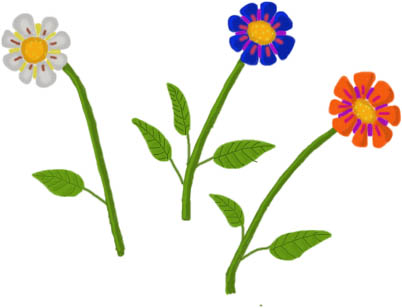 Summer Flowers Clip Art