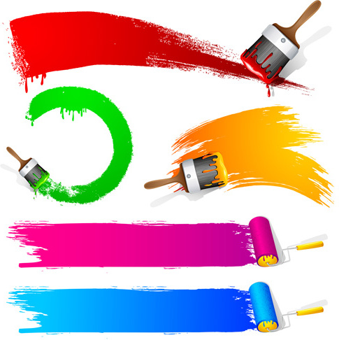 Paint brush vector art free free vector download (212,986 Free ...