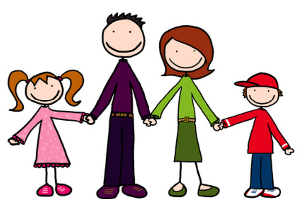 Happy Family Picture Clipart