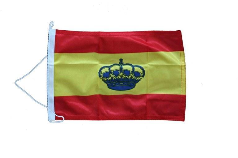 SPANISH FLAG WITH CROWN - LAMARENCALMA