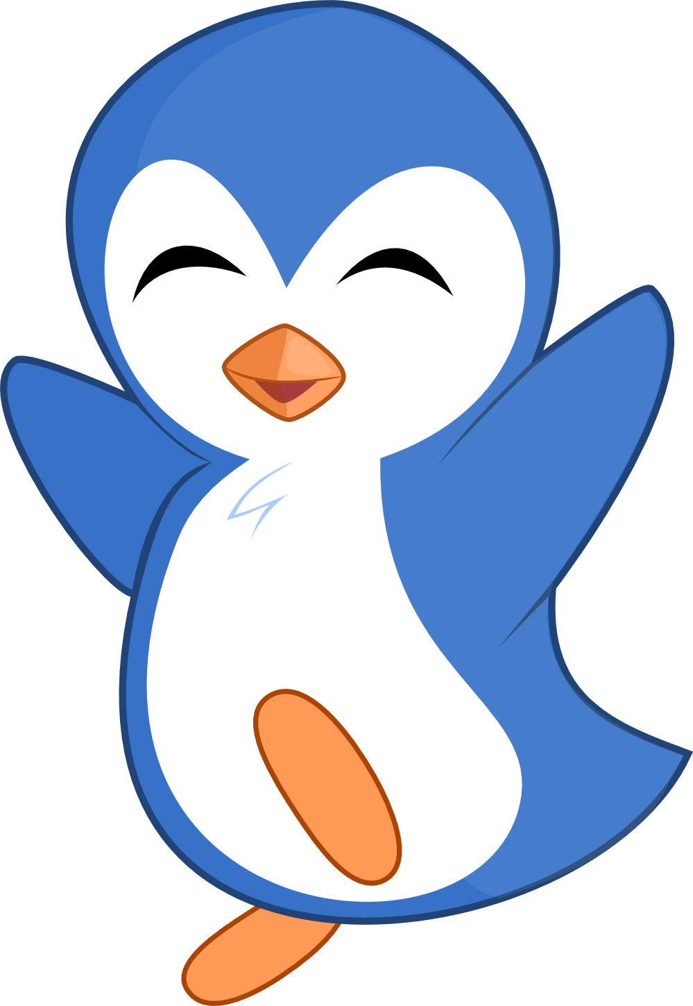 Clip Art: twitter penwin linux scallywag March ...