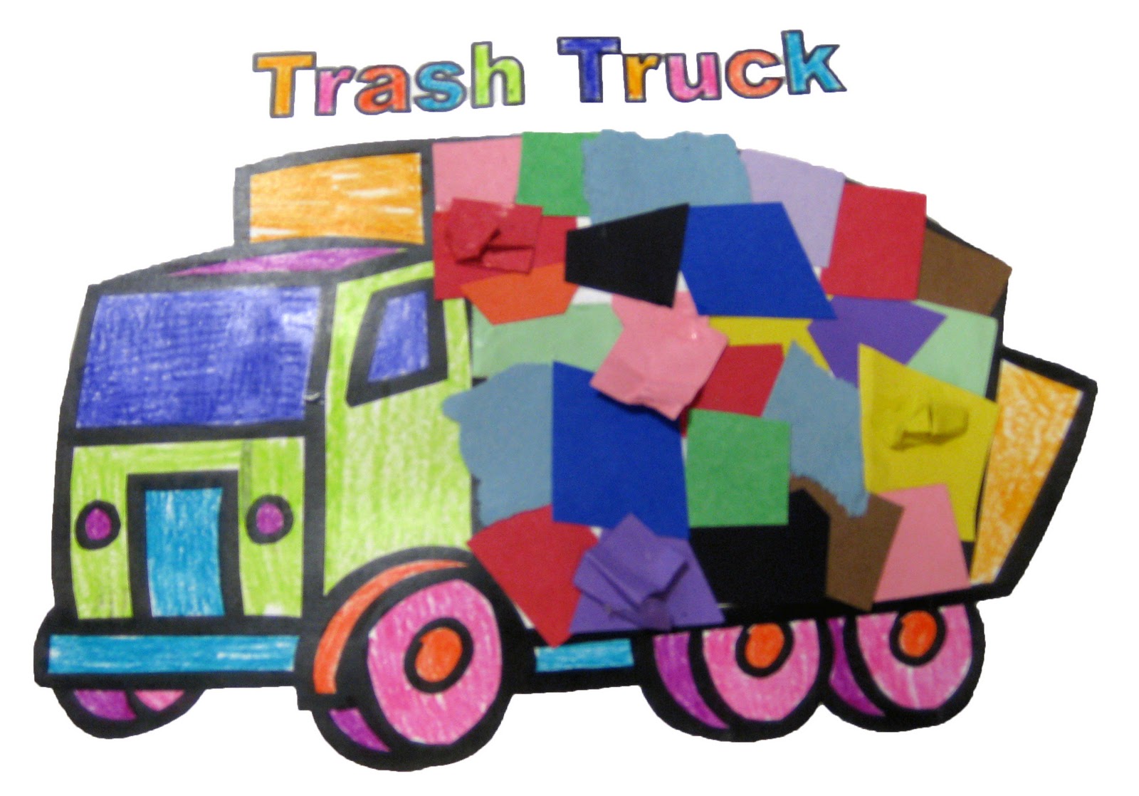 Transportation: School Buses and Trash Trucks | Deb's Design