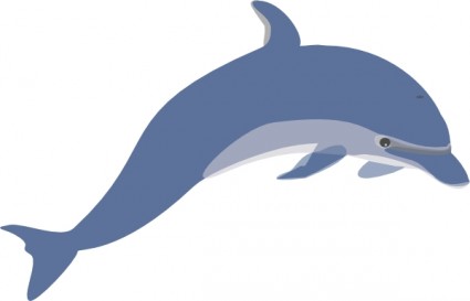 Dolphin clip art Vector clip art - Free vector for free download