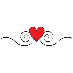 Heart Clipart Image Pretty Graphic With Swirls - InspiriToo.