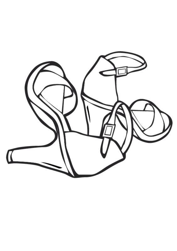 eps high heels printable coloring in pages for kids - number 3111 ...