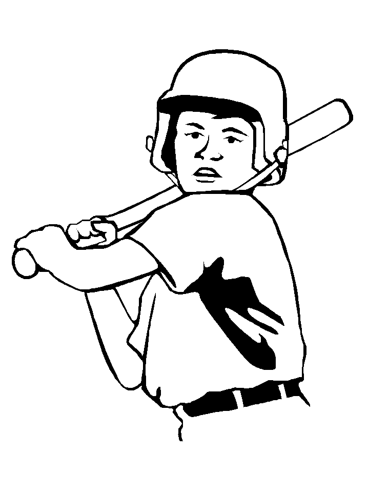 Printable Baseball 10 Sports Coloring Pages - Coloringpagebook.