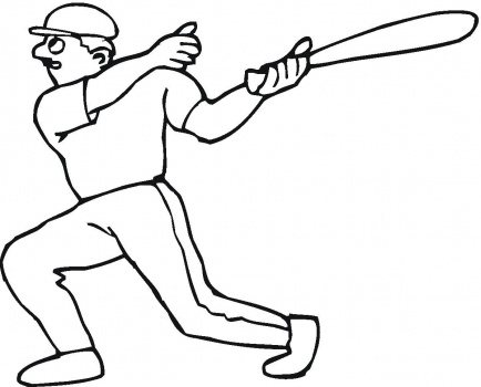 Baseball On 4th Of July coloring page | Super Coloring