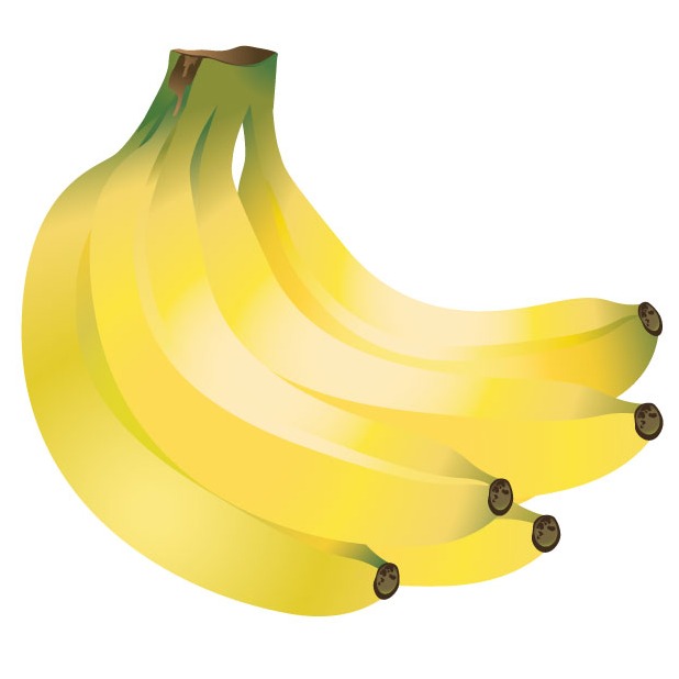 Banane, Aliments et Frais Vecteur