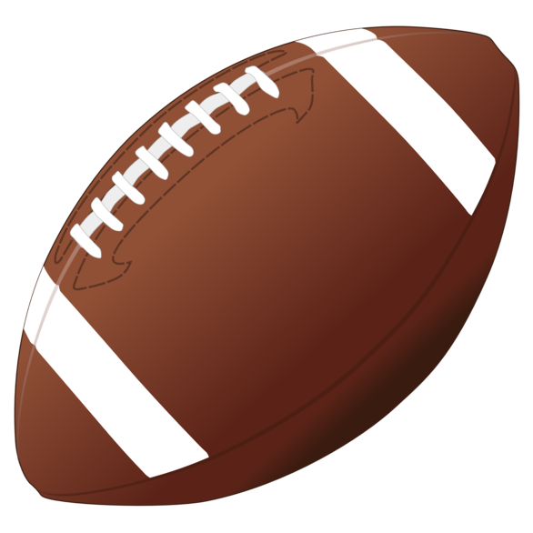 Public Domain Clip Art Image | Illustration of a football | ID ...