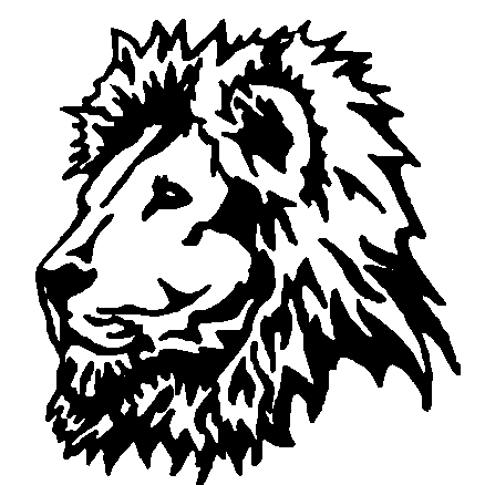 Lion Head Car Tattoo, wild aminal decals, animal stickers, pet ...