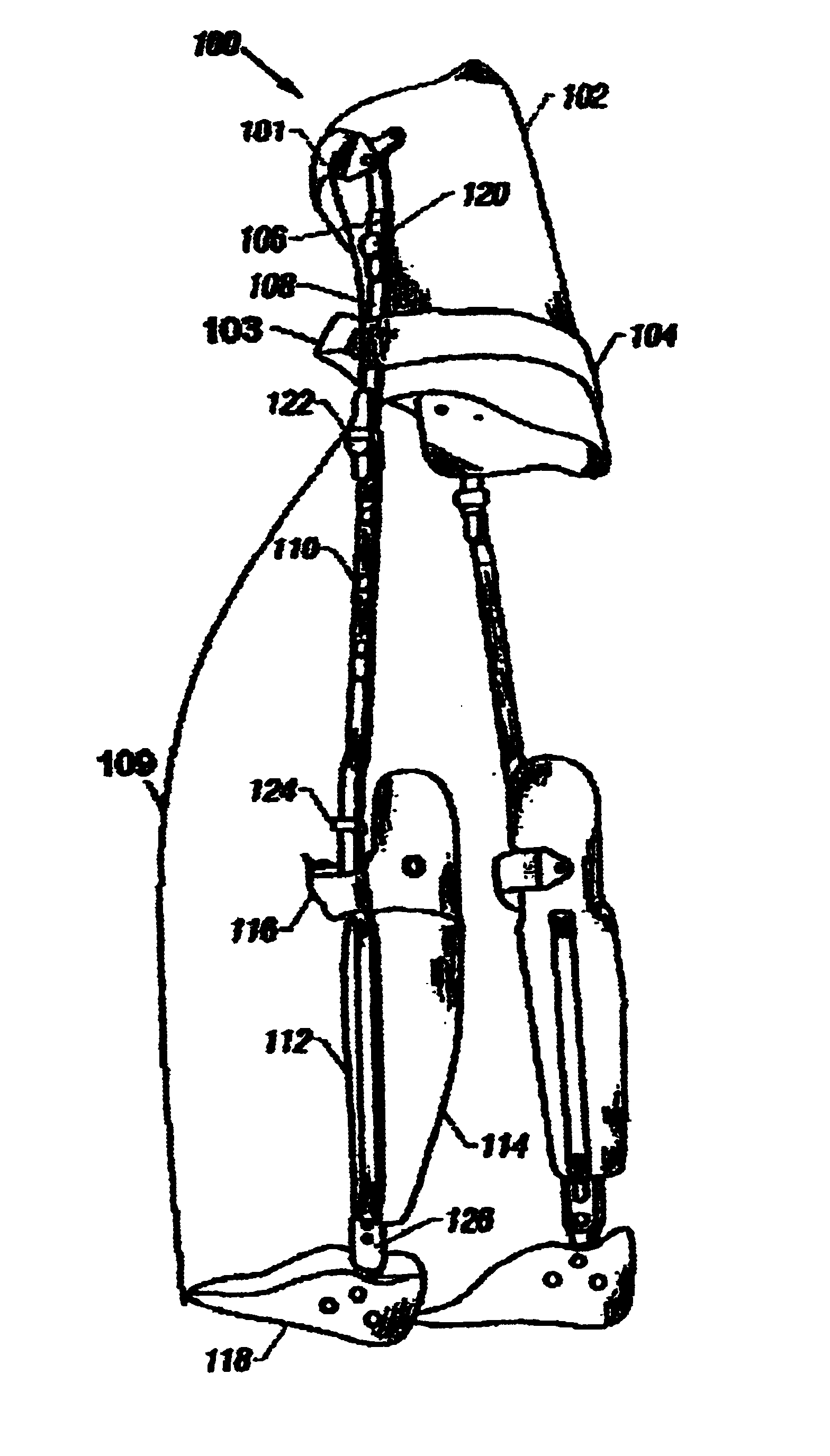 Patent US6783555 - Gait orthosis - Google Patents