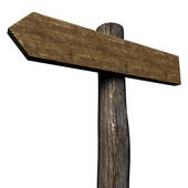 Old Wood Sign Clipart