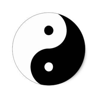 Ying And Yang Stickers | Zazzle