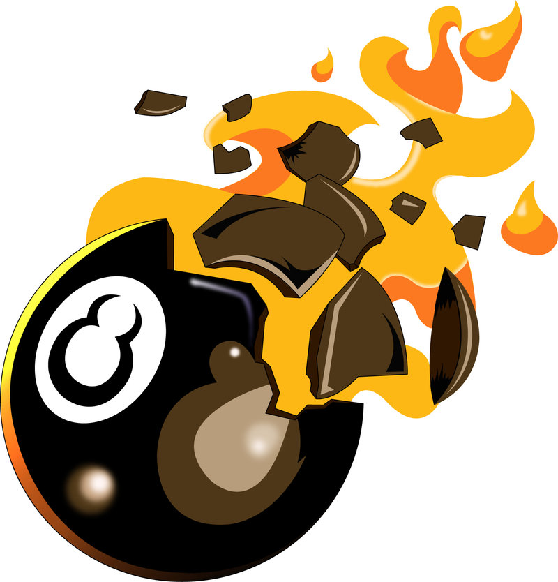 Eight Ball Fire - ClipArt Best