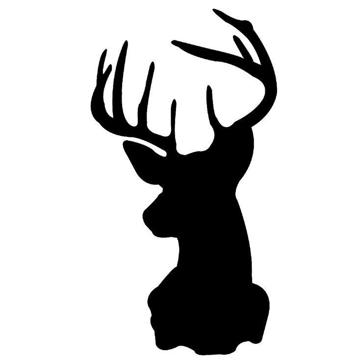 Deer Head Silhouette | Silhouettes ...