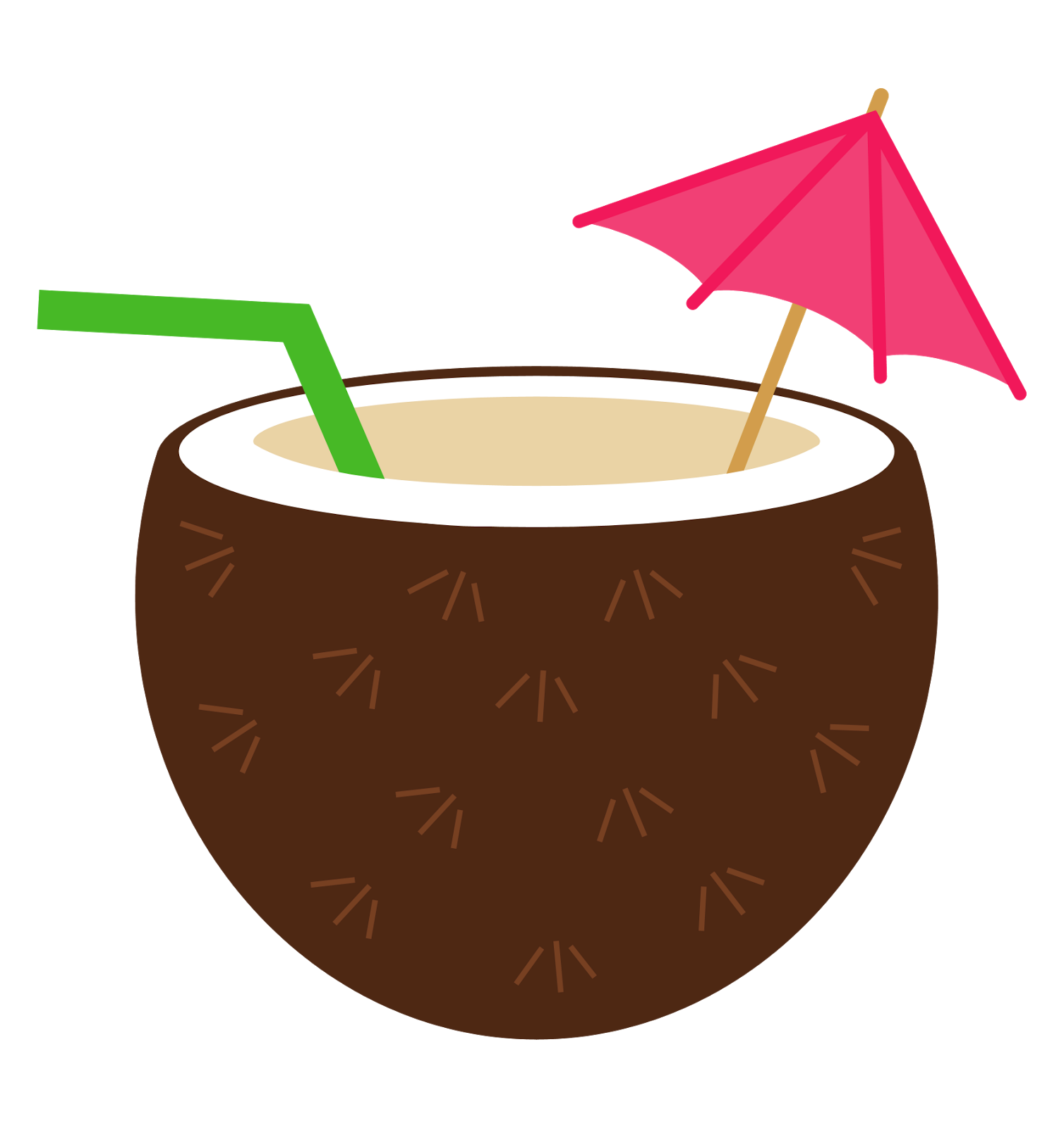 Coconut Drink Free Clip Art Without Background - ClipArt Best