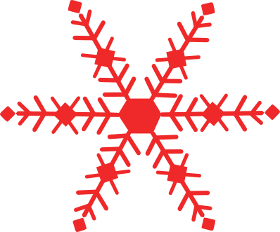 Christmas snowflake clipart free