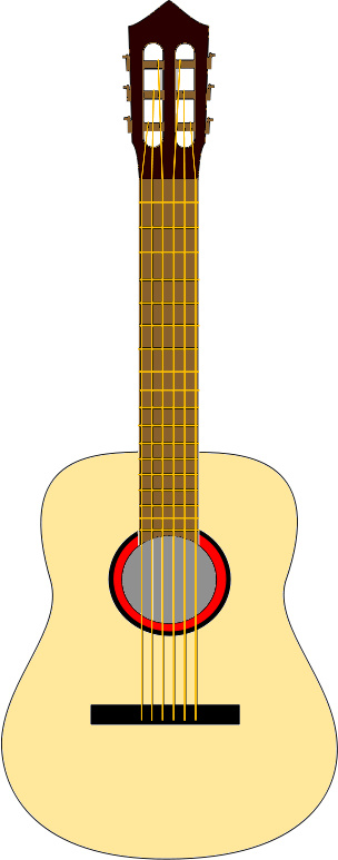 Acoustic Guitar Clip Art