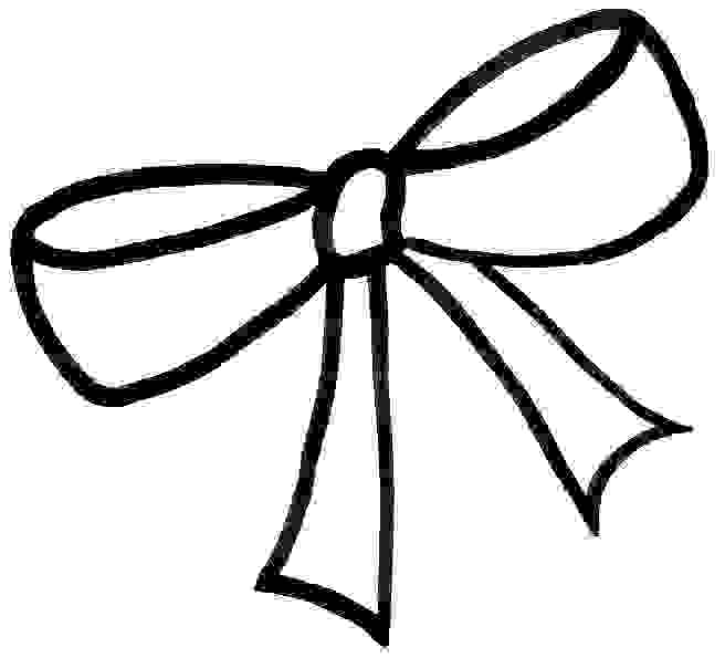 Best Photos of Christmas Bow Clip Art Outline - Christmas Bows ...