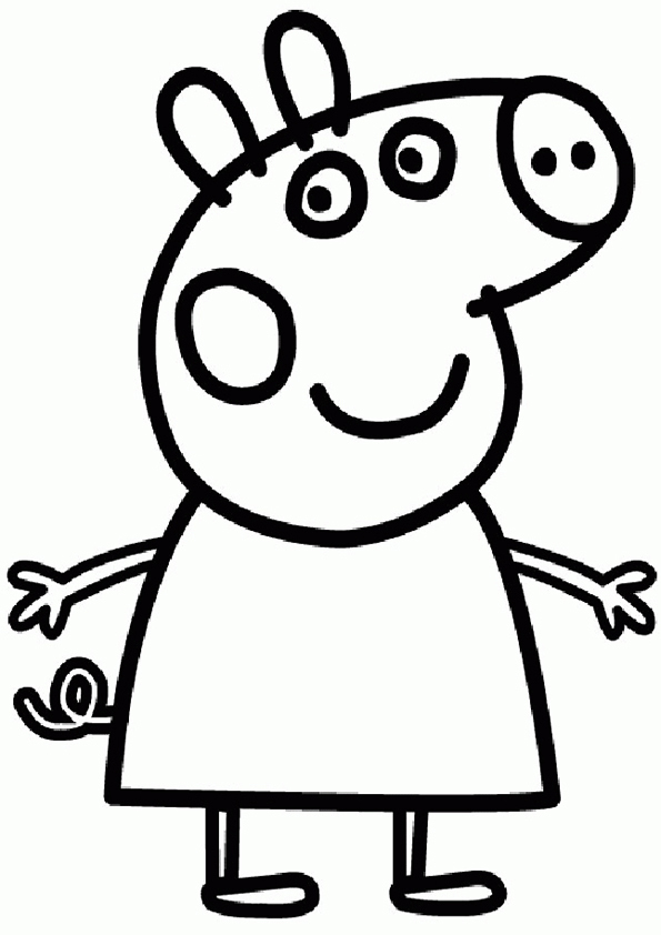 Download peppa pig coloring pages on coloring book - Pipress.net