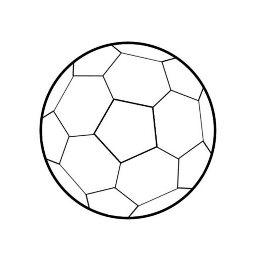 Colorings- drawing football