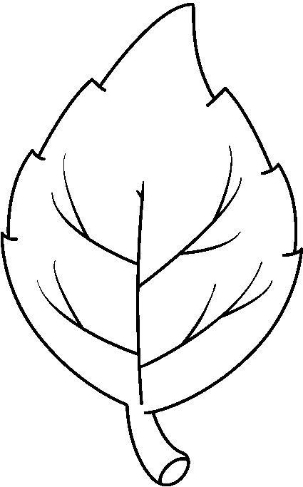 Clip art of leaf - ClipartFox